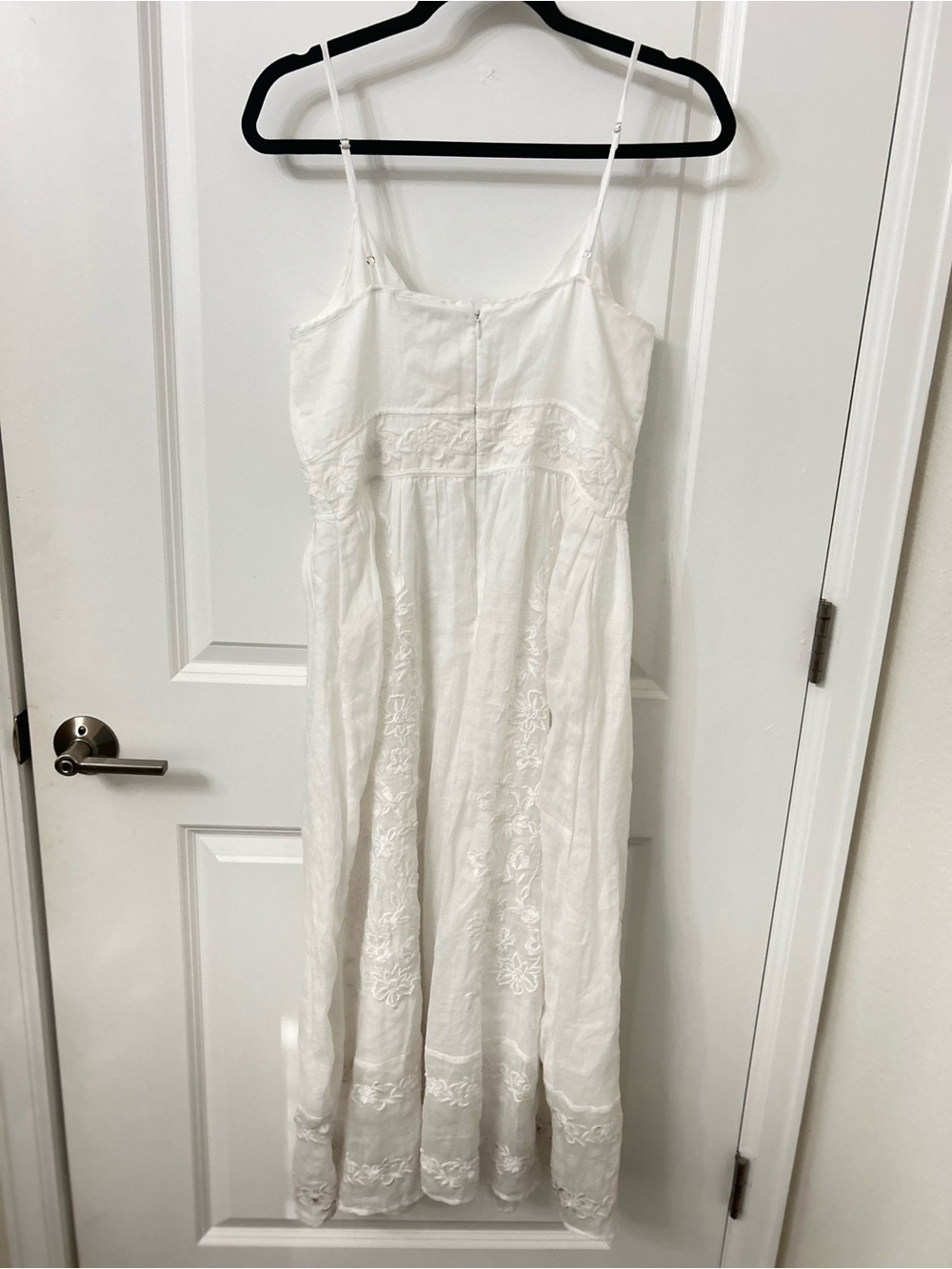 J. Crew White Embroidered Midi Dress NWT - Picture 8 of 10
